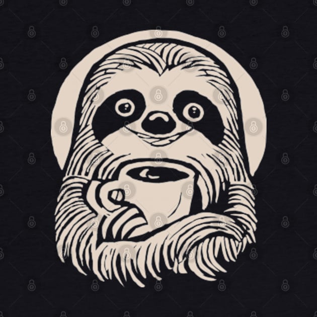 Sloth coffee by Roocolonia